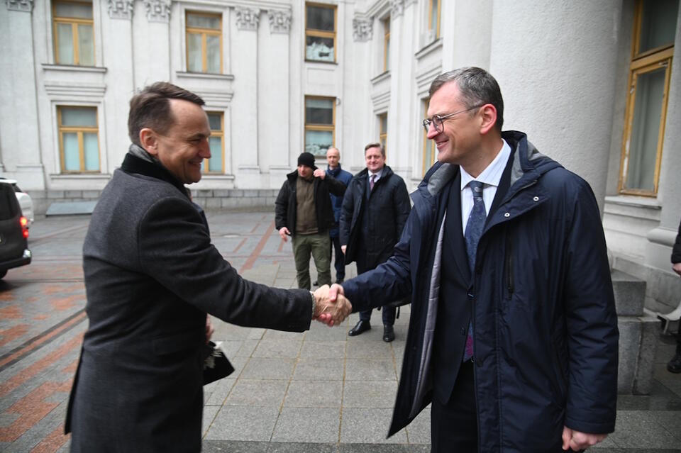 Radosław Sikorski i Dmytro Kułeba / autor: twitter.com/MSZ_RP