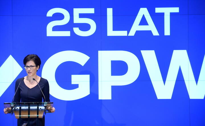 Prezes GPW Małgorzata Zaleska, fot. PAP/Jacek Turczyk