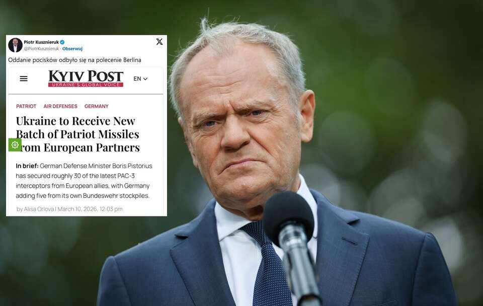 To Niemcy kazali rządowi Tuska przekazać Ukraińcom Patrioty?!