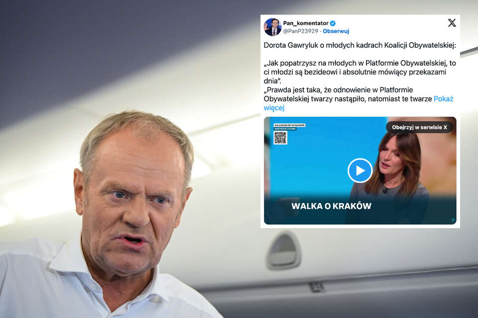 Donald Tusk / autor: PAP/Marcin Obara/X