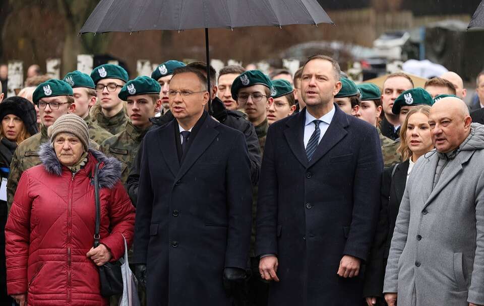 Prezydent Andrzej Duda i prezes IPN Karol Nawrocki / autor: PAP/Paweł Supernak