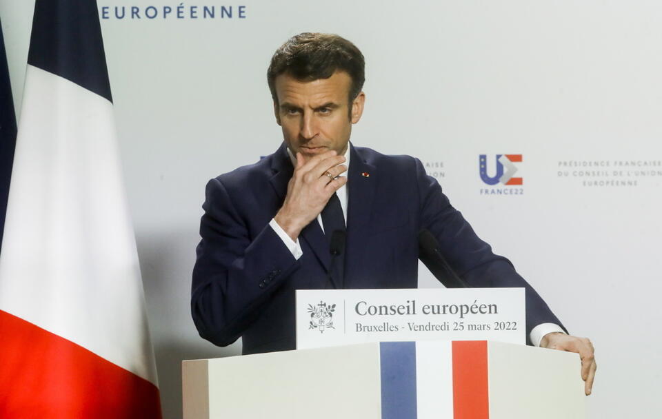 Emmanuel Macron  / autor: PAP/EPA