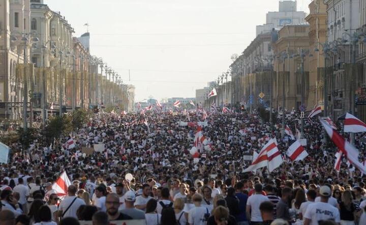Protesty po wyborach na Białorusi  / autor: PAP