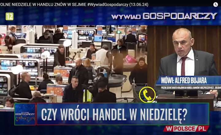 Gościem programu był Alfred Bujara z NSZZ „Solidarność” / autor: Fratria / wPolsce.pl / YT screen