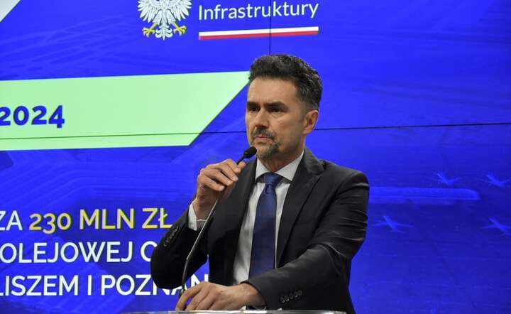 Wiceszef resortu infrastruktury Piotr Malepszak / autor: Fratria /LS