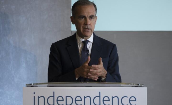  Mark Carney, gubernator Banku Anglii występuje na czwartkowej konferencji Bank of England Independence / autor: PAP/EPA/WILL OLIVER