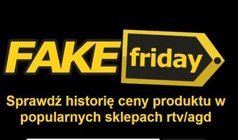 FakeFriday - sprawdź historię cen produktów