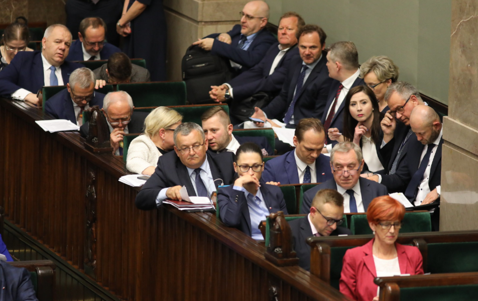'Tramwaj' rządowy, Sejm, 16 maja 2019r. / autor: Flickr: SEJM RP