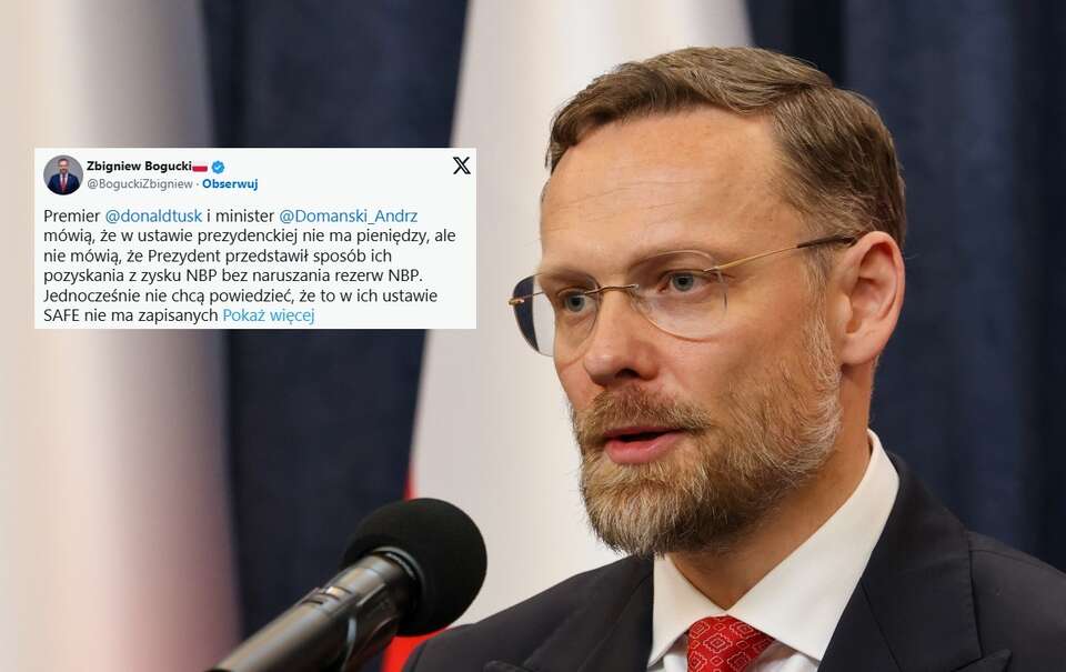 Bogucki odpowiedział Tuskowi i Domańskiemu / autor: PAP/Albert Zawada