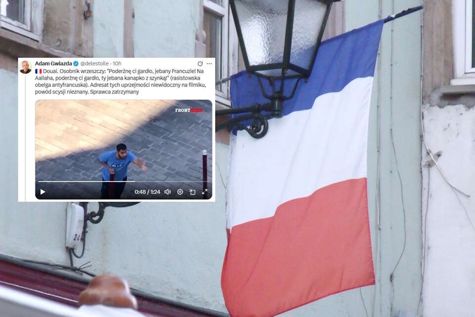 Skandal we Francji. Muzułmanin groził Francuzowi śmiercią / autor: Fratria/X-Adam Gwiazda, screen