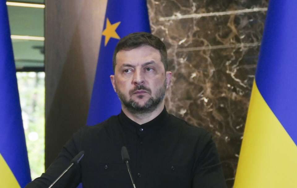 Wołodymyr Zełenski / autor: . EPA/STRINGER Dostawca: PAP/EPA.