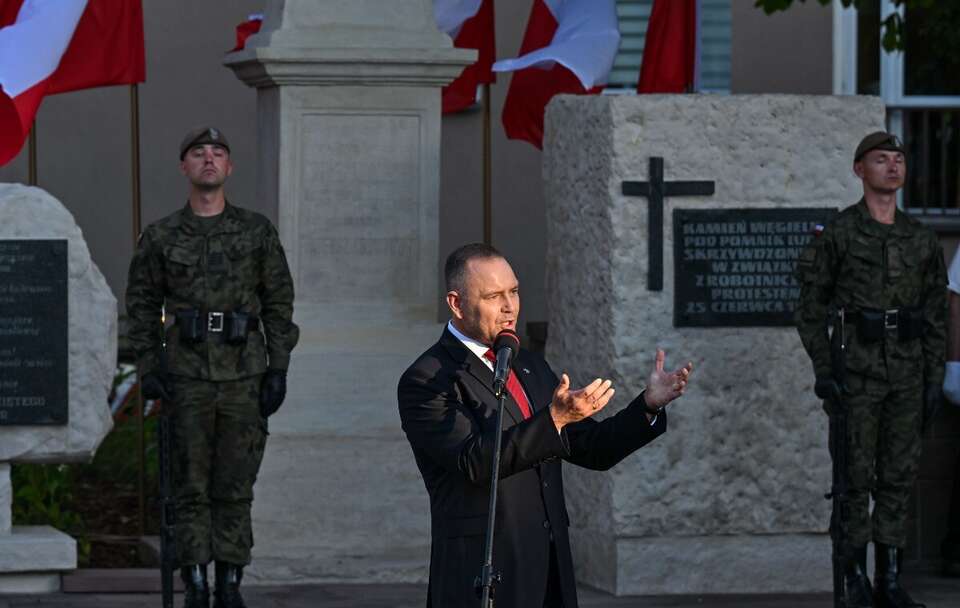 Karol Nawrocki w Radomiu / autor: PAP/Piotr Polak