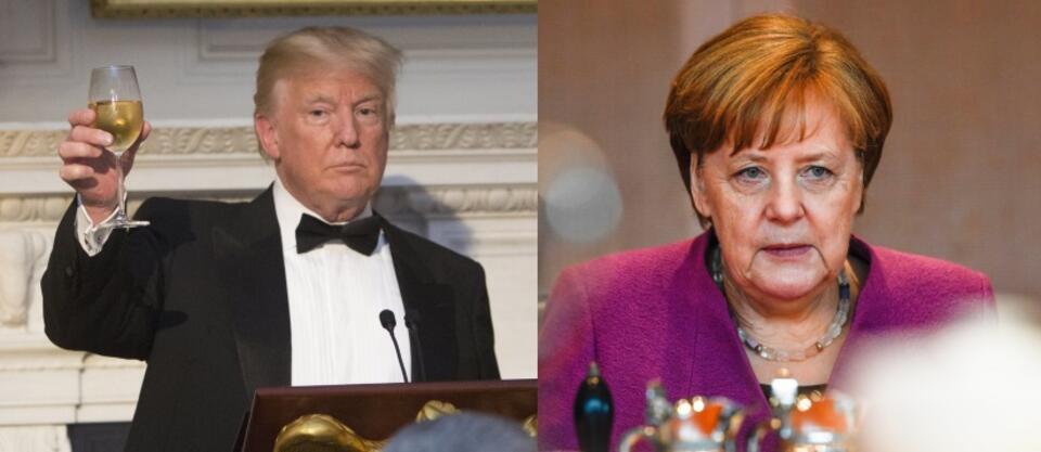 Donald Trump/Angela Merkel  / autor: PAP/EPA