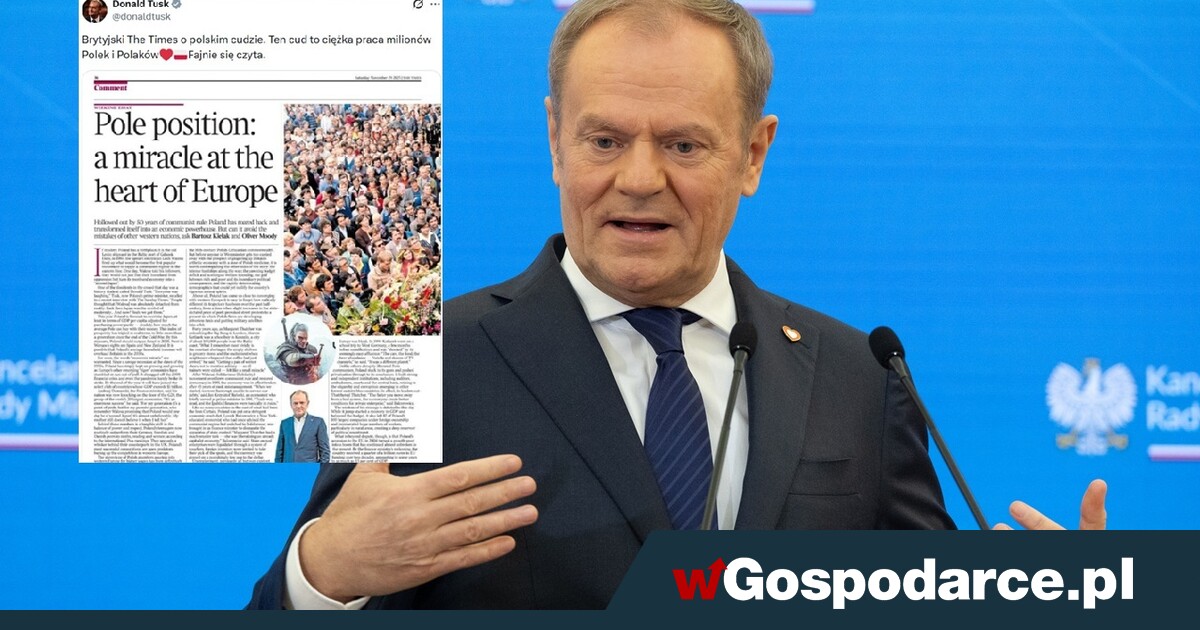 Chwalą Polskę, ale to Tusk wypina pierś po ordery