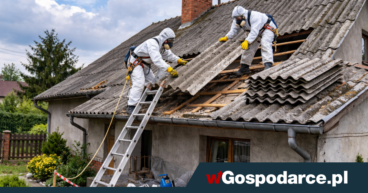 Tylko teraz usuniesz azbest z dachu bezpłatnie