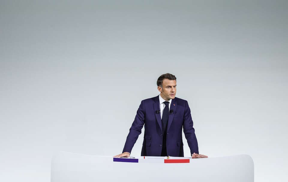 Emmanuel Macron / autor: PAP/EPA/TERESA SUAREZ