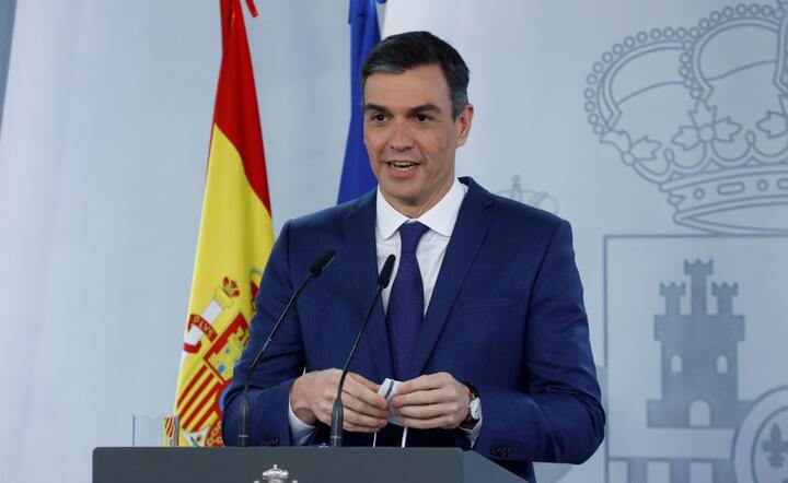 premier Hiszpanii Pedro Sanchez / autor: PAP/EPA/Zipi