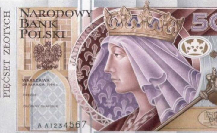 Królowa Jadwiga na pięćsetce. NBP wprowadzi do obiegu nowe banknoty