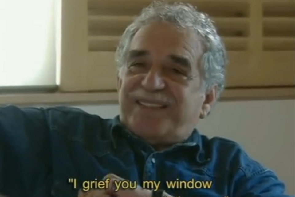 Gabriel Garcia Marquez/ Screenshot YouTube