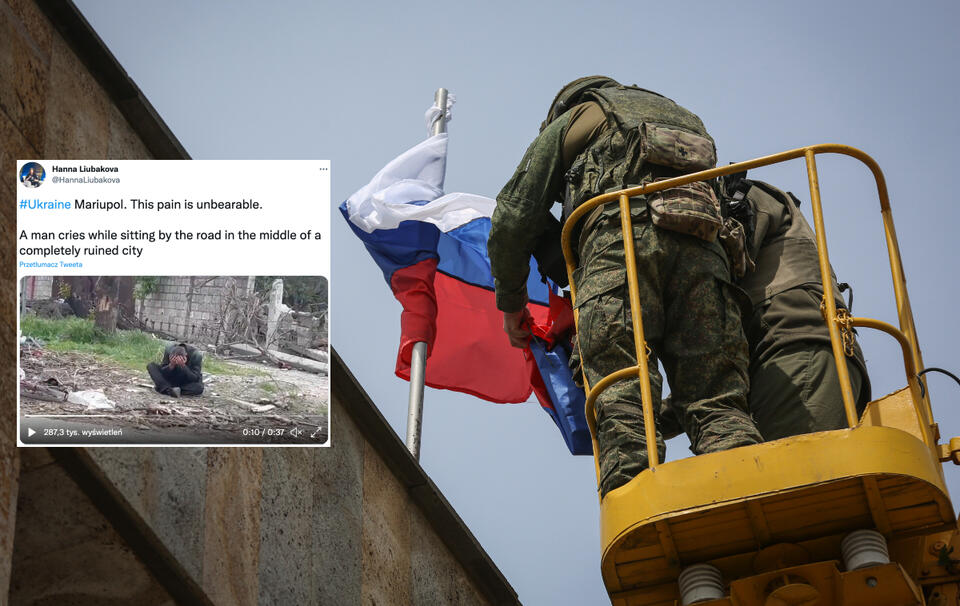 Rosyjscy żołnierze  / autor: PAP/EPA
