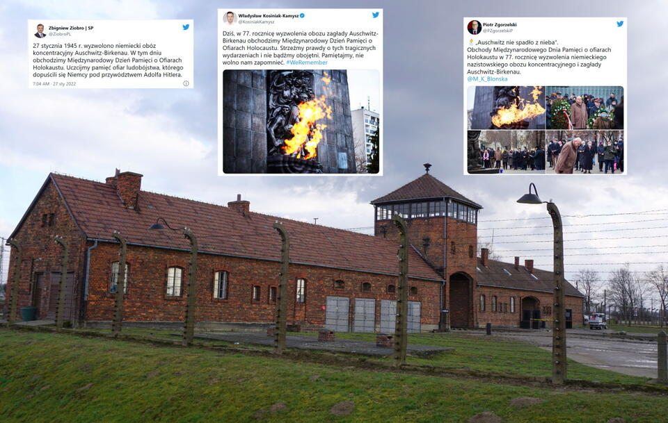 Brama Auschwitz / autor: Fratria/Twitter