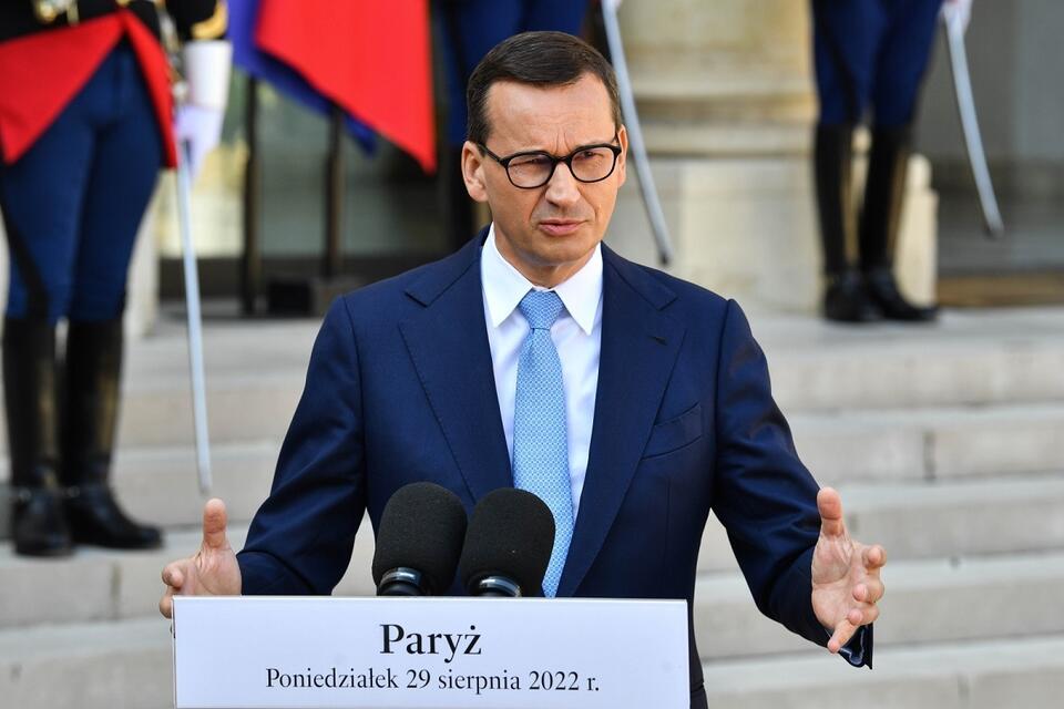 Premier Mateusz Morawiecki w Paryżu / autor: PAP/Radek Pietruszka