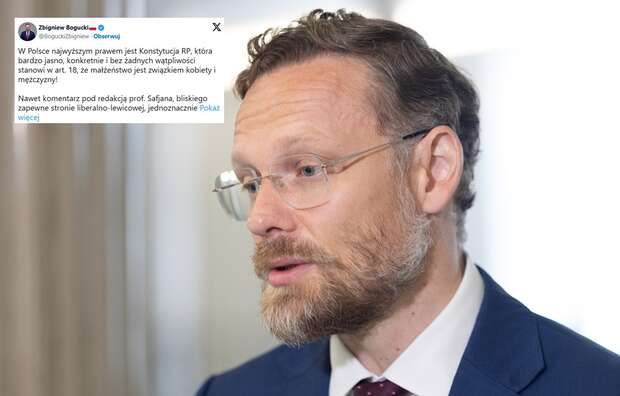 Bogucki reaguje na skandaliczny wyrok NSA ws. "homomałżeństw" / autor: Fratria