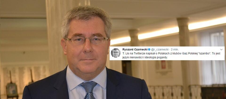 Ryszard Czarnecki / autor: Fratria/Twitter