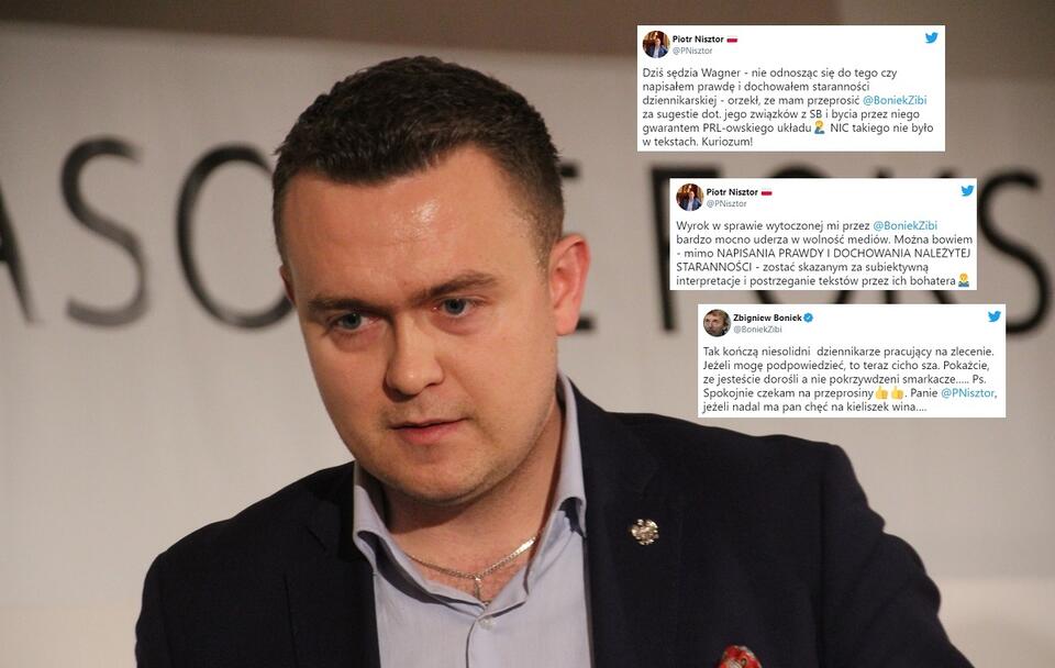 Dziennikarz Piotr Nisztor / autor: Fratria/Twitter
