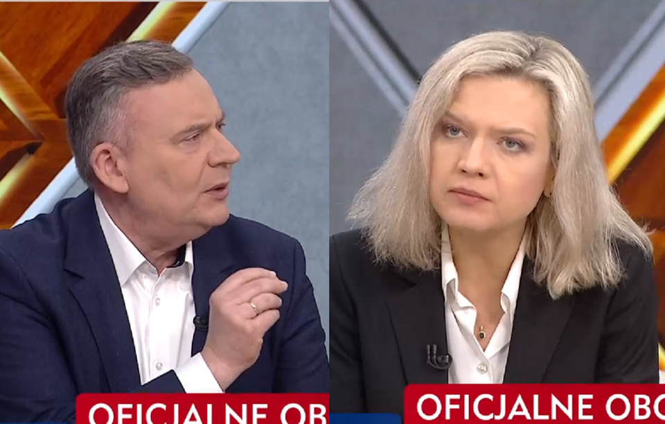 Paweł Bejda/ Małgorzata Wassermann  / autor: screenshot TVP Info