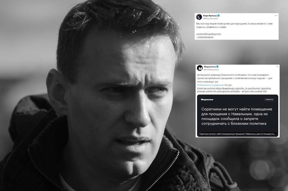 Rzeczniczka Nawalnego: Nie ma miejsca, by pożegnać Aleksieja