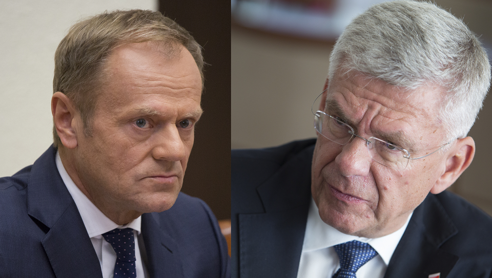 Donald Tusk/Stanisław Karczewski / autor: Fratria