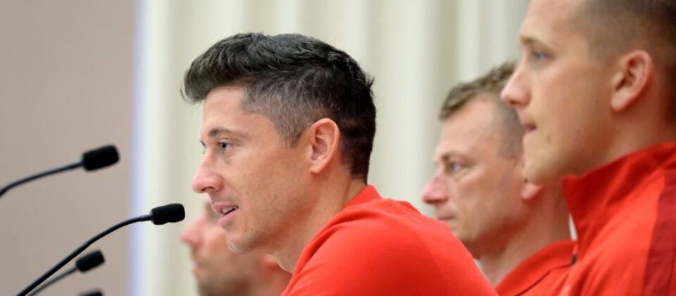 . Piłkarze reprezentacji Polski Robert Lewandowski / autor: PAP/Darek Delmanowicz