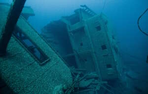 Zdjęcie ilustracyjne ukazujące wrak statku.  / autor: NOAA Great Lakes Environmental Research Laboratory/CC BY-SA 2.0