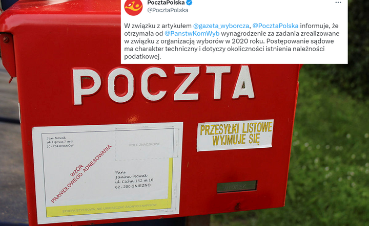Poczta Polska odpowiada "GW": Otrzymaliśmy pieniądze