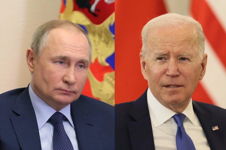 Joe Biden, Władimir Putin / autor: PAP/EPA/PAP/Leszek Szymański 