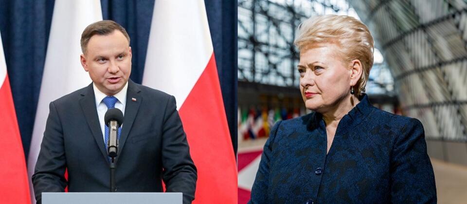 Prezydent RP Andrzej Duda, prezydent Litwy Dalia Grybauskaite / autor: Jakub Szymczyk/KPRP; Fratria/Andrzej Skwarczyński