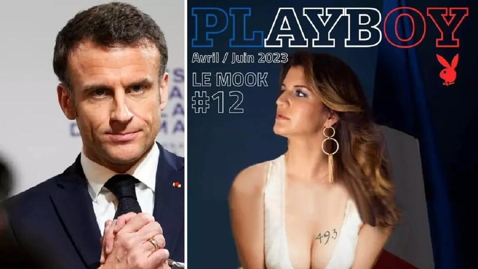 Emmanuel Macron i Marlene Schiappa / autor: elysee.fr/Twitter/@MarleneSchiappa