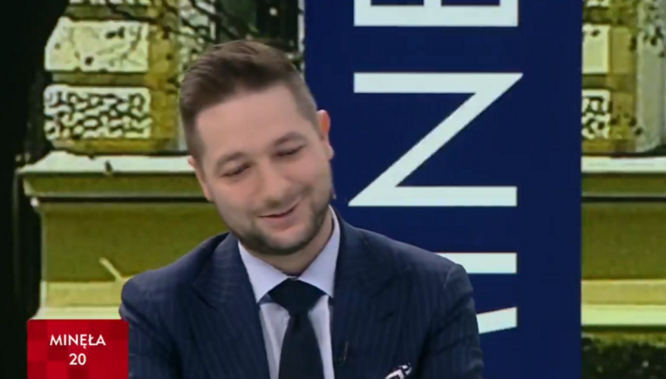 Patryk Jaki / autor: screen Twitter TVP Info