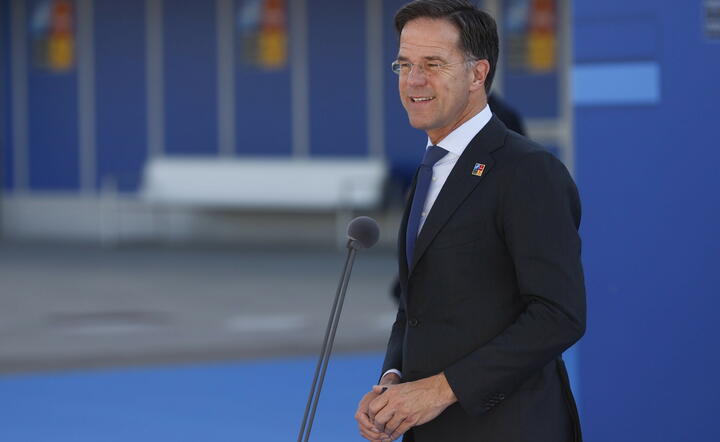 premier Holandii Mark Rutte podczas szczytu NATO w Madrycie / autor: fotoserwis PAP