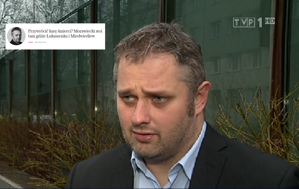 Wieliński / autor: screenshot/TVP/Twitter