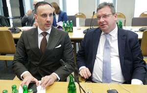 Janusz Kowalski i Michał Wójcik / autor: PAP/Tomasz Gzell