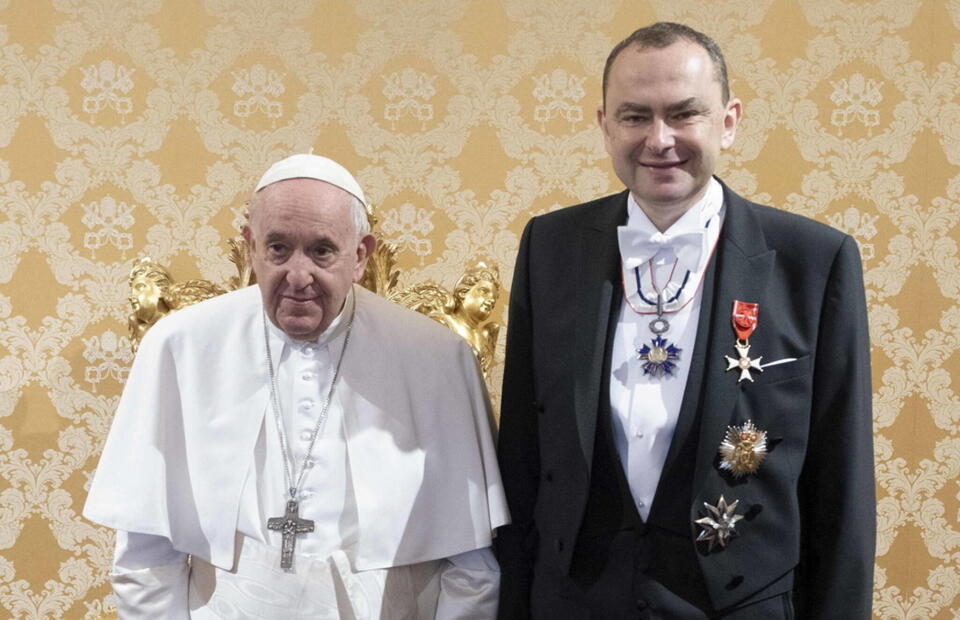 Papież Franciszek, Adam Kwiatkowski  / autor: 	PAP/EPA/VATICAN MEDIA