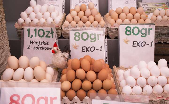 Normalne ceny zakupu jaj na bazarze / autor: Fratria/ Andrzej Wiktor