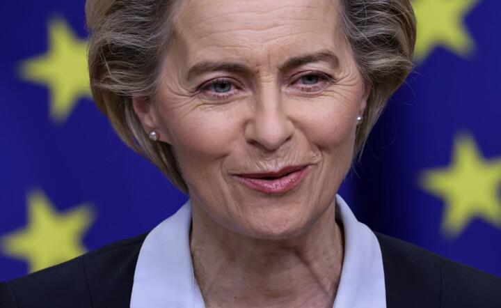 Przewodnicząca Komisji Europejskiej Ursula von der Leyen / autor: PAP/EPA/KENZO TRIBOUILLARD / POOL