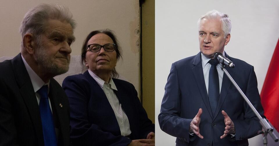 Andrzej i Joanna Gwiazda/Jarosław Gowin / autor: fot. Fratria