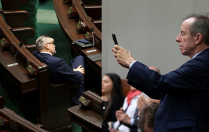 Tomasz Lenz (L) i Tomasz Grodzki / autor: Fratria