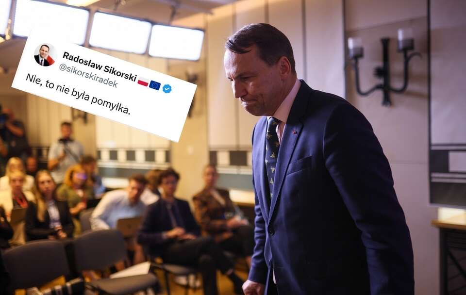 Wicepremier, szef MSZ Radosław Sikorski / autor: PAP/Leszek Szymański, X/Radosław Sikorski