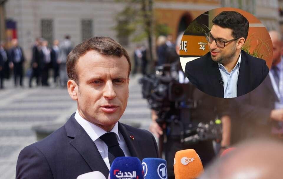 Emmanuel Macron; Nathaniel Garstecka / autor: Fratria/Telewizja wPolsce24