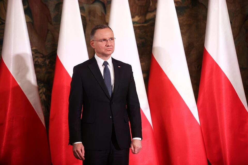Prezydent Andrzej Duda / autor: PAP/Łukasz Gągulski 